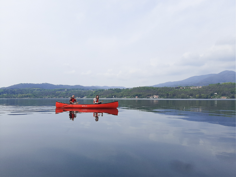 Escursione in canoa sul Lago d'Orta