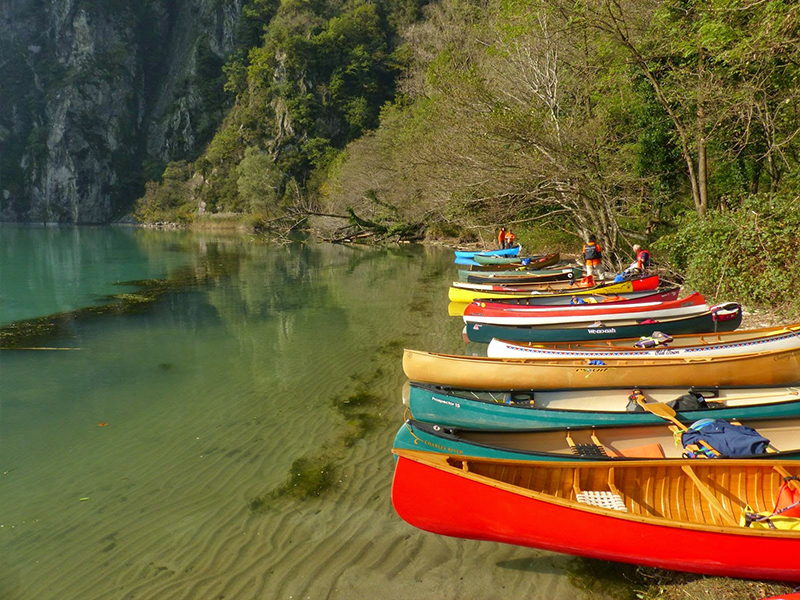 Escursione in canoa sl Lago di Mezzola