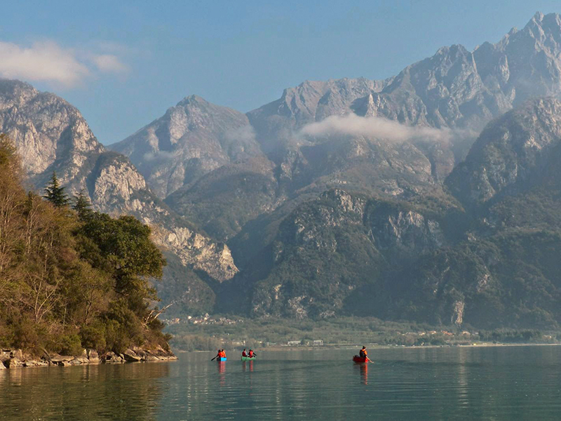 ESCURSIONE CANOA LAGO DI MEZZOLA